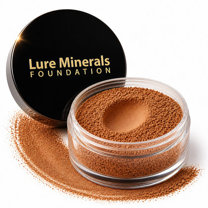 Pure Minerals jar front view showing product and packaging benefit of clear identification