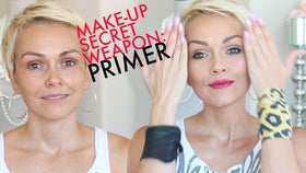 Pure Minerals primer inside makeup bag in lifestyle scene for everyday use