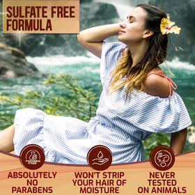 Pure Nature Lux Spa argan oil texture on hand demonstrating lightweight hydration