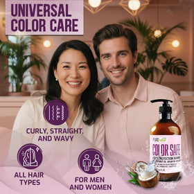 PURE NATURE LUX SPA in bathroom setting showing everyday convenience and salon-quality look