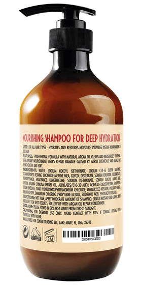 Pure Nature Lux Spa before and after frizz control showing smoother shinier hair benefit