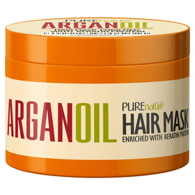 PURE NATURE LUX SPA front packaging showing rich argan mask tubes for visible hydration
