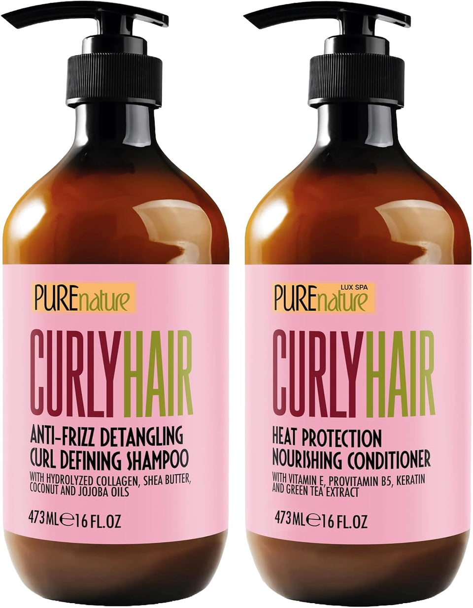PURE NATURE LUX SPA front packaging showing set and benefits