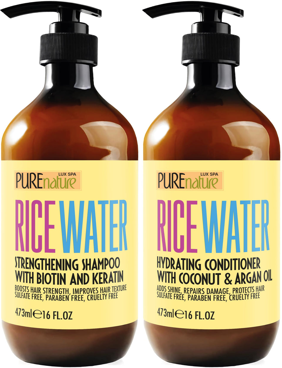 PURE NATURE LUX SPA front packaging showing set and benefits