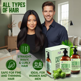 PURE NATURE LUX SPA bottles staged in bathroom for lifestyle styling inspiration