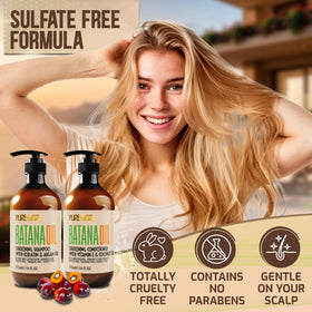 PURE NATURE LUX SPA pump and label detail for easy-dispense benefit