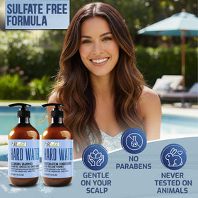 PURE NATURE LUX SPA pump dispensing shampoo foam for easy application