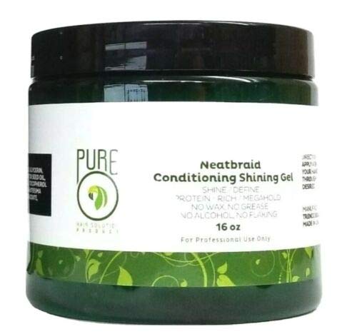 Pure O front jar view showing 16 oz product and professional styling benefit