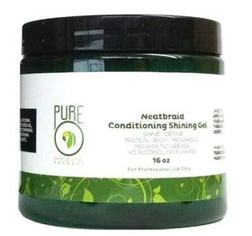 Pure O front jar view showing 16 oz product and professional styling benefit