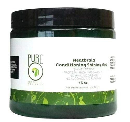 Pure O gel texture close-up highlighting smooth, non-greasy shine and control