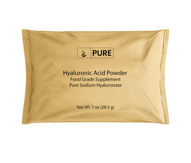 PURE ORIGINAL INGREDIENTS front packaging showing 1oz powder for clean formulation benefit