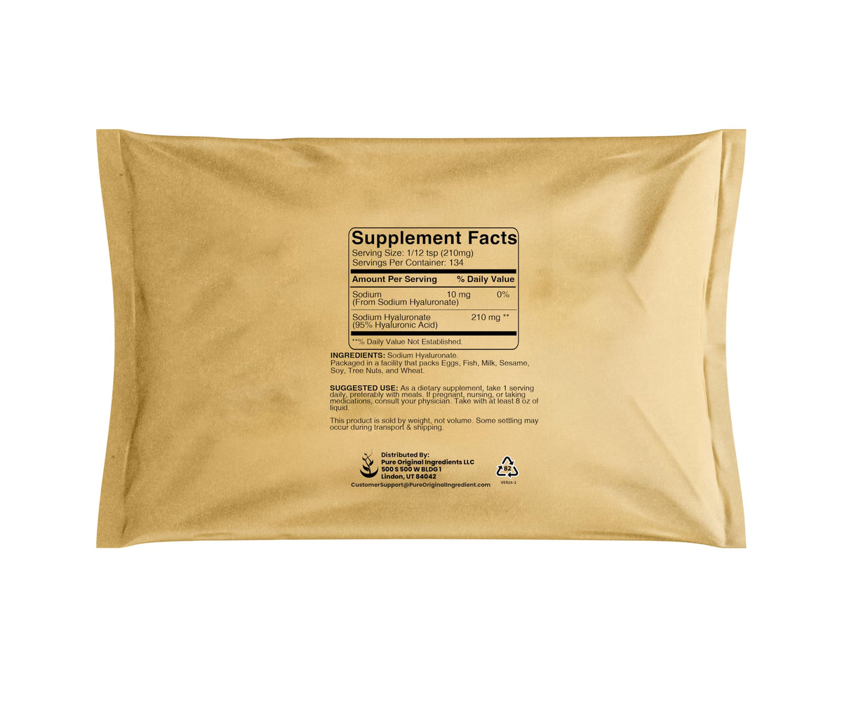 PURE ORIGINAL INGREDIENTS powder close-up highlighting fine texture and easy dispersion benefits
