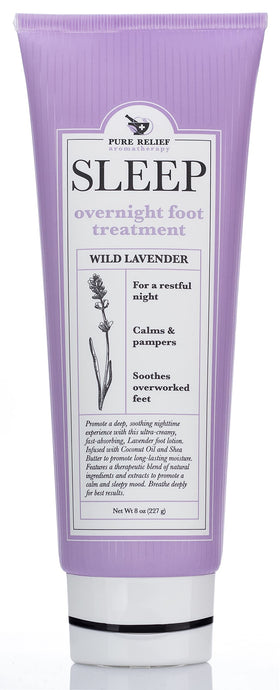 Pure Relief front packaging showing 8 oz bottle and lavender scent benefit