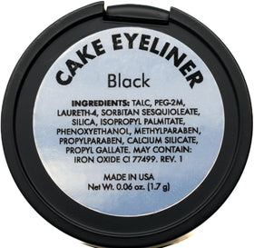Pure Ziva open pan detail showing pressed black matte color for precise application