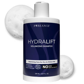 PUREANCE Hydralift front bottle showing label and volume boost benefit