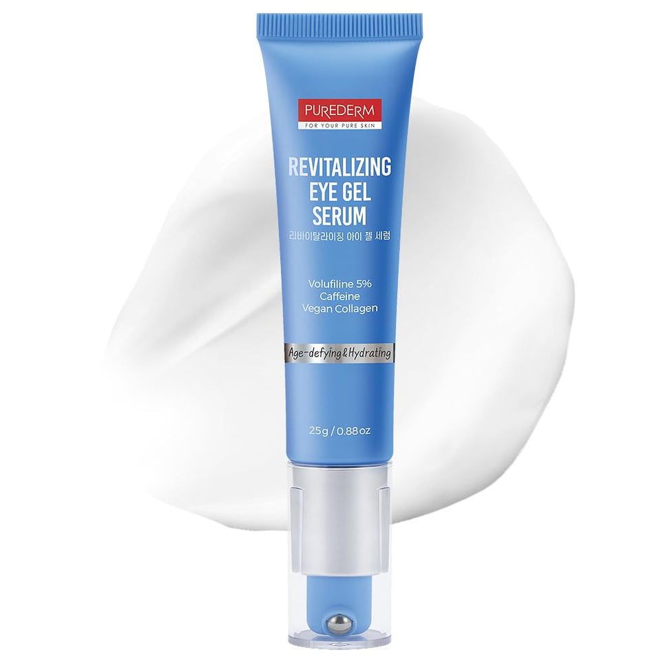 Purederm front packaging showing product and benefits for refreshed eyes