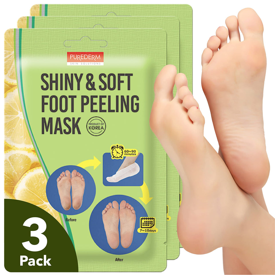 purederm front packaging showing three pairs for clear product overview and benefits
