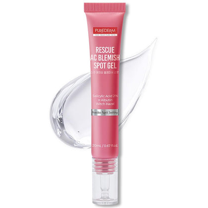 Purederm front tube showing label and compact travel-friendly design