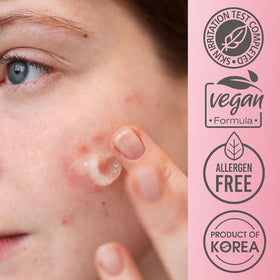 Purederm clear gel texture close-up demonstrating non-sticky absorption