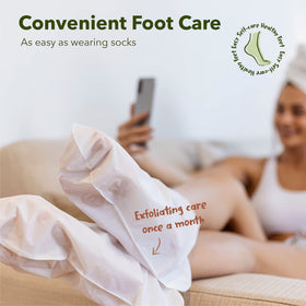 purederm lifestyle beach ready feet showing soft-looking heels for sandal confidence