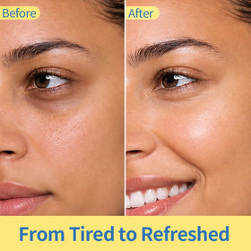 Purederm tube next to coin showing product size and travel-friendly benefit