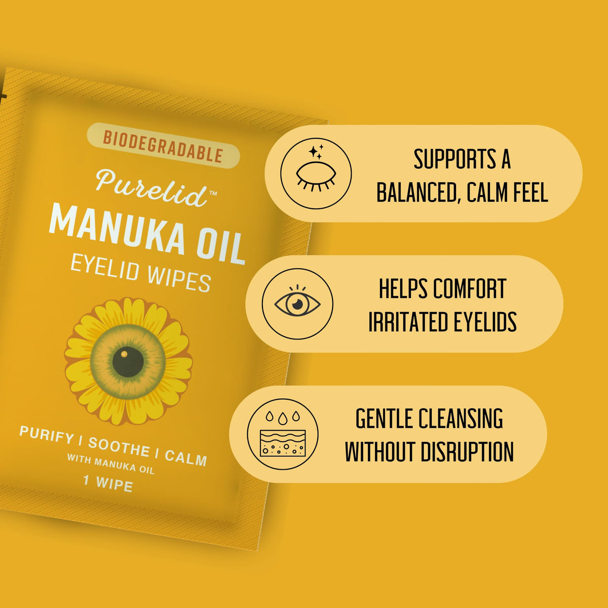 PURELID manuka oil bottle visual emphasizing natural antibacterial benefit