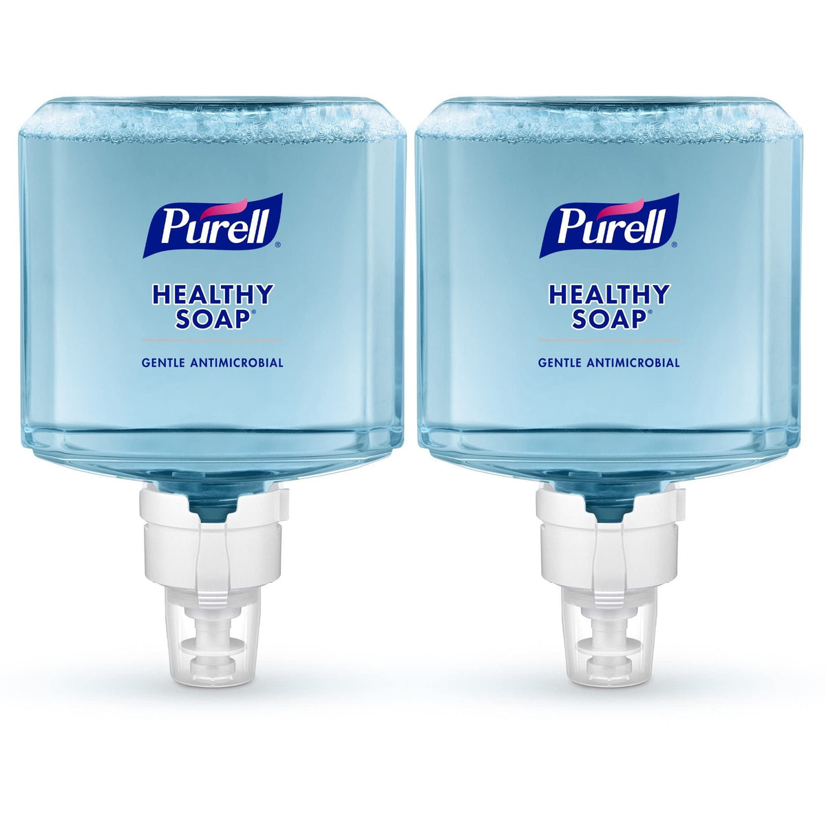 PURELL packaged case of two refills illustrating bulk supply savings