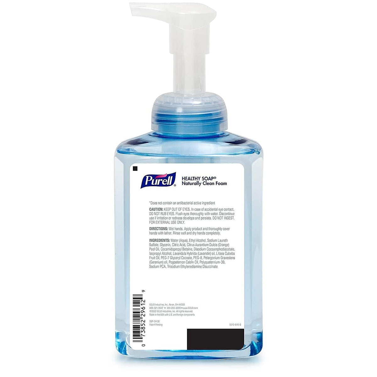 PURELL foam texture close-up showing rich lather and gentle feel