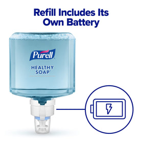 PURELL factory-sealed nozzle close-up reducing contamination risk