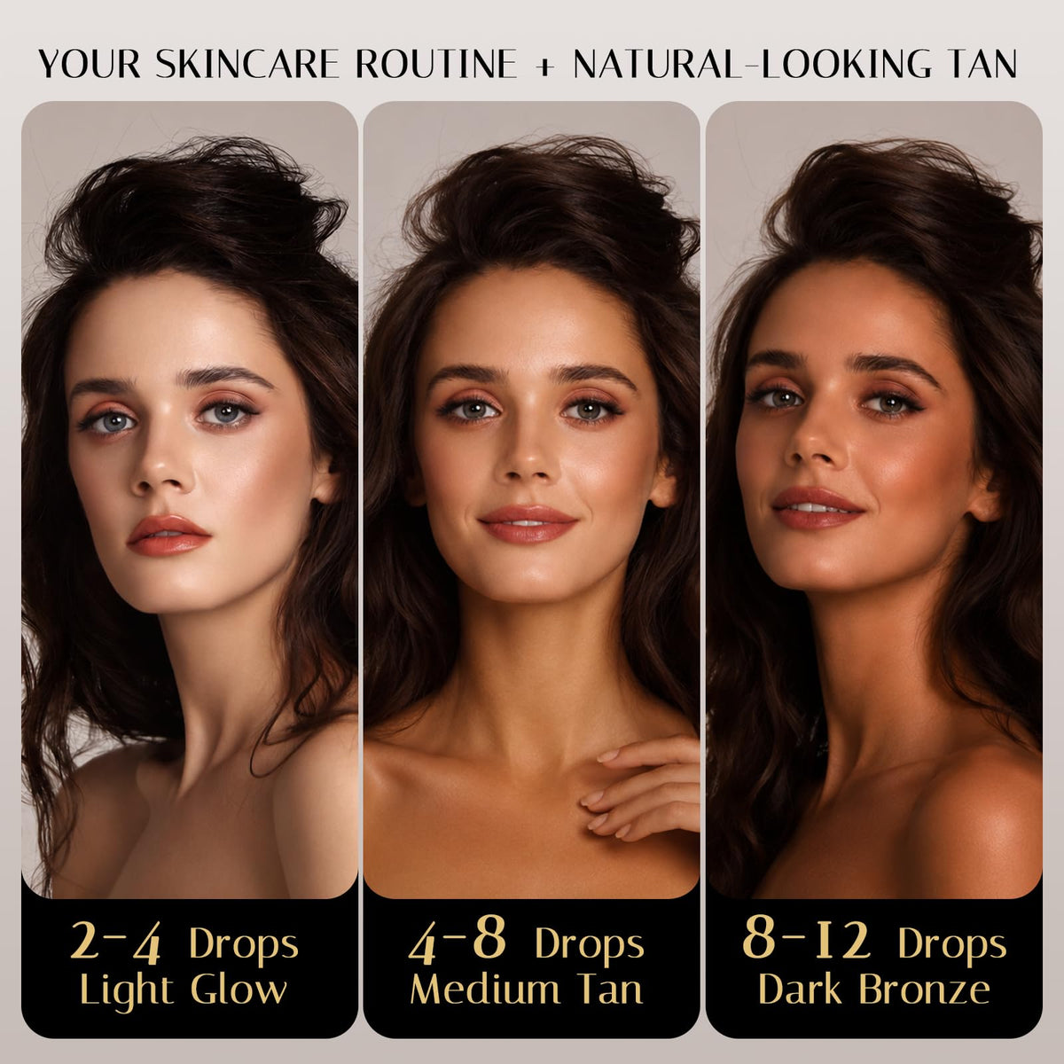 PURELOCKS applied to face with moisturizer, shows even blend and natural finish