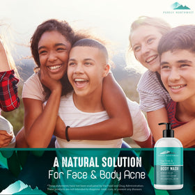 Purely Northwest used on feet illustrating odor control and fresh feeling