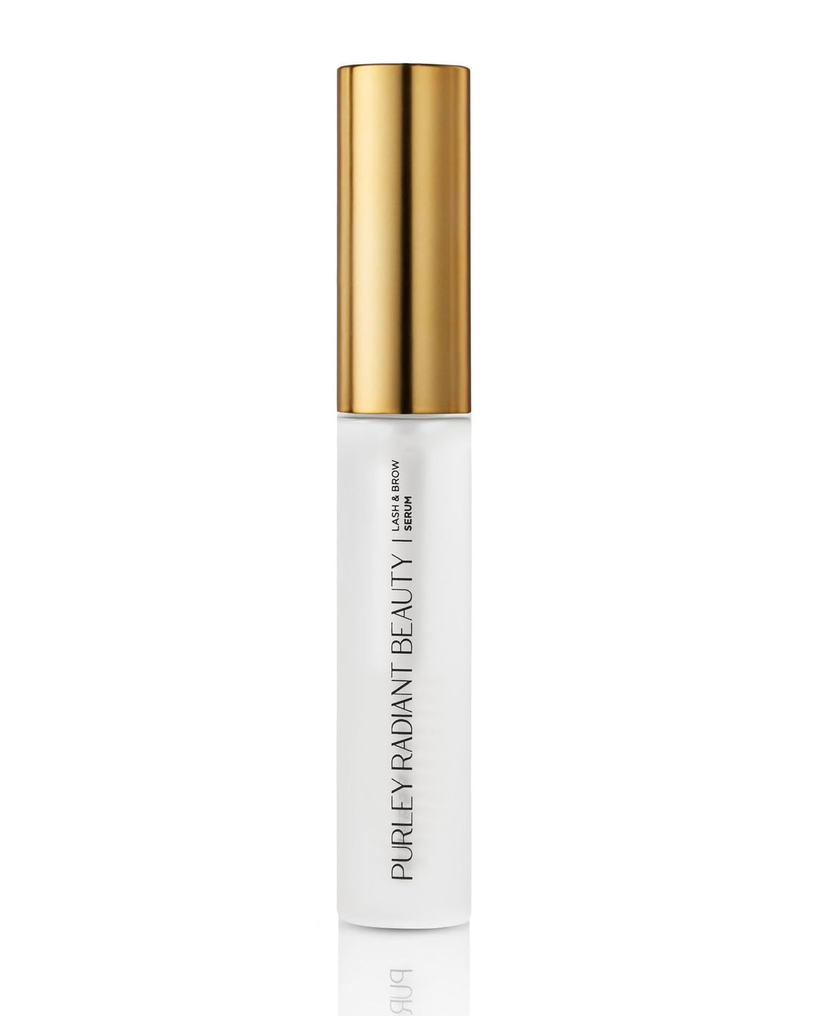 Purely Radiant bottle beside ruler for size and scale clarity and travel-friendly benefit