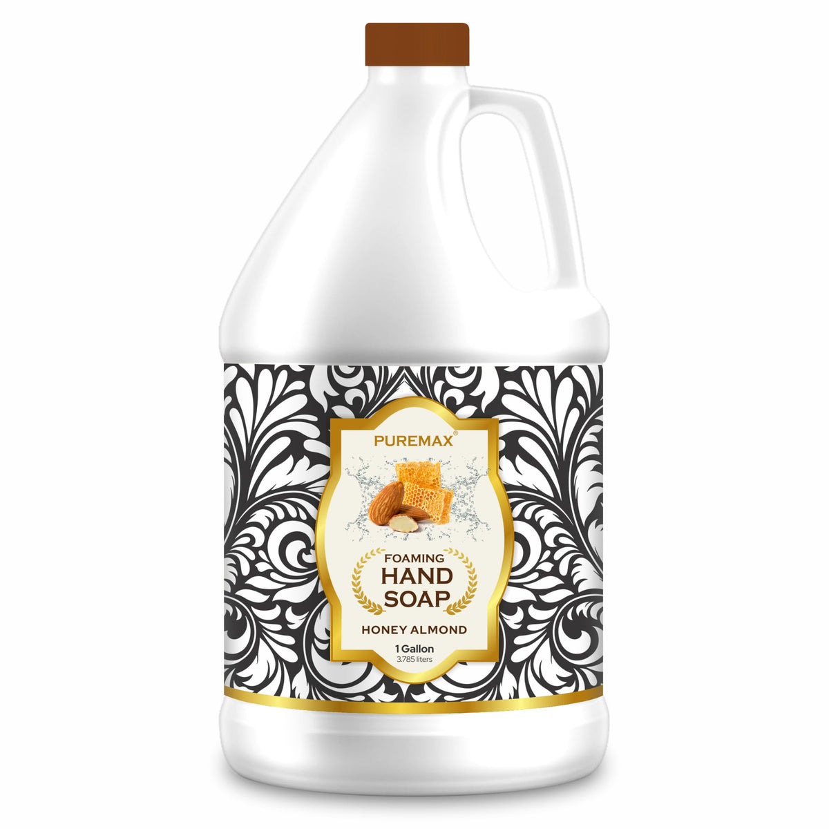 Puremax front view of 1 gallon refill showing label and product benefit