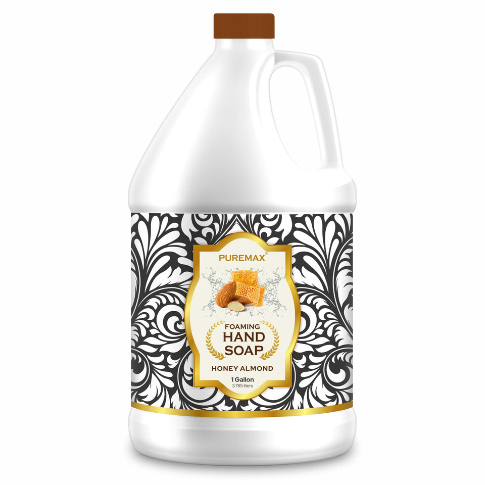 Puremax front view of 1 gallon refill showing label and product benefit