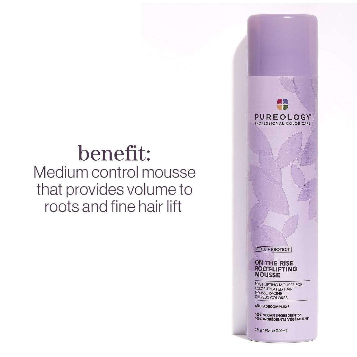 Pureology back label with ingredients and usage for color protection