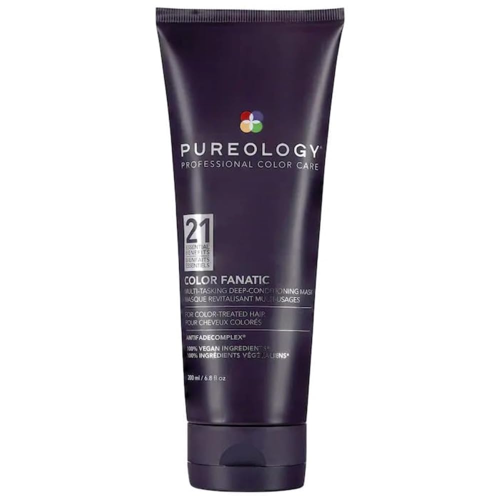 Pureology front jar showing label and color-care benefits