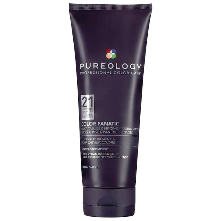 Pureology front jar showing label and color-care benefits