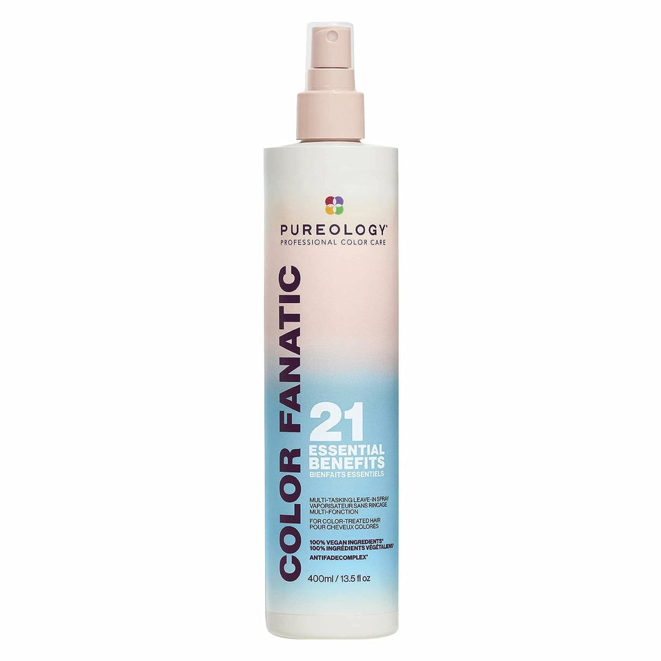 Pureology front packaging showing bottle and branding for instant recognition and benefit