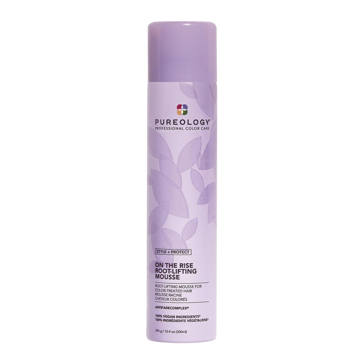 Pureology front packaging showing product and benefit of root lift