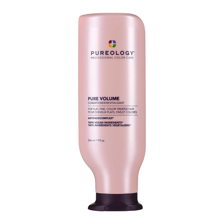 Pureology front packaging showing product and benefits