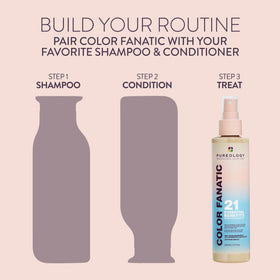 Pureology hair finish closeup showing added shine and smoothness