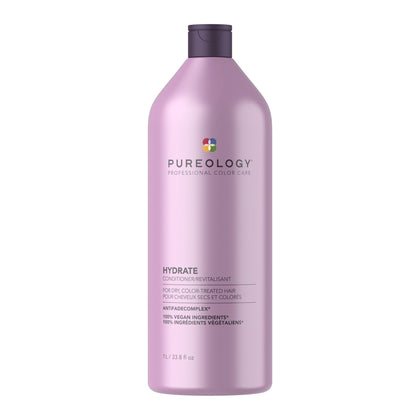 Pureology front bottle showing brand and large 33.8 oz size for long-term use