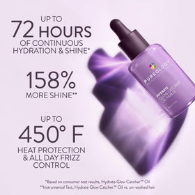 Pureology pump close-up highlighting easy dispensing and precise control