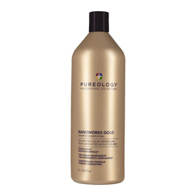 Pureology bottle front packaging showing label and benefits