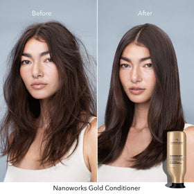 Pureology Nanoworks Gold creamy texture close-up for deep hydration