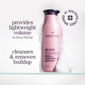 Pureology back label close-up listing ingredients and color-care benefits