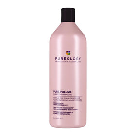 Pureology front packaging showing bottle and product name for salon-grade volume