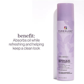 Pureology aerosol spray nozzle delivering fine mist for easy, even application