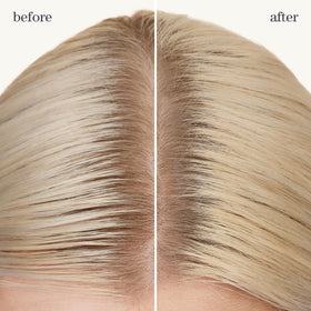 Pureology being applied at roots to refresh second-day hair and add lift