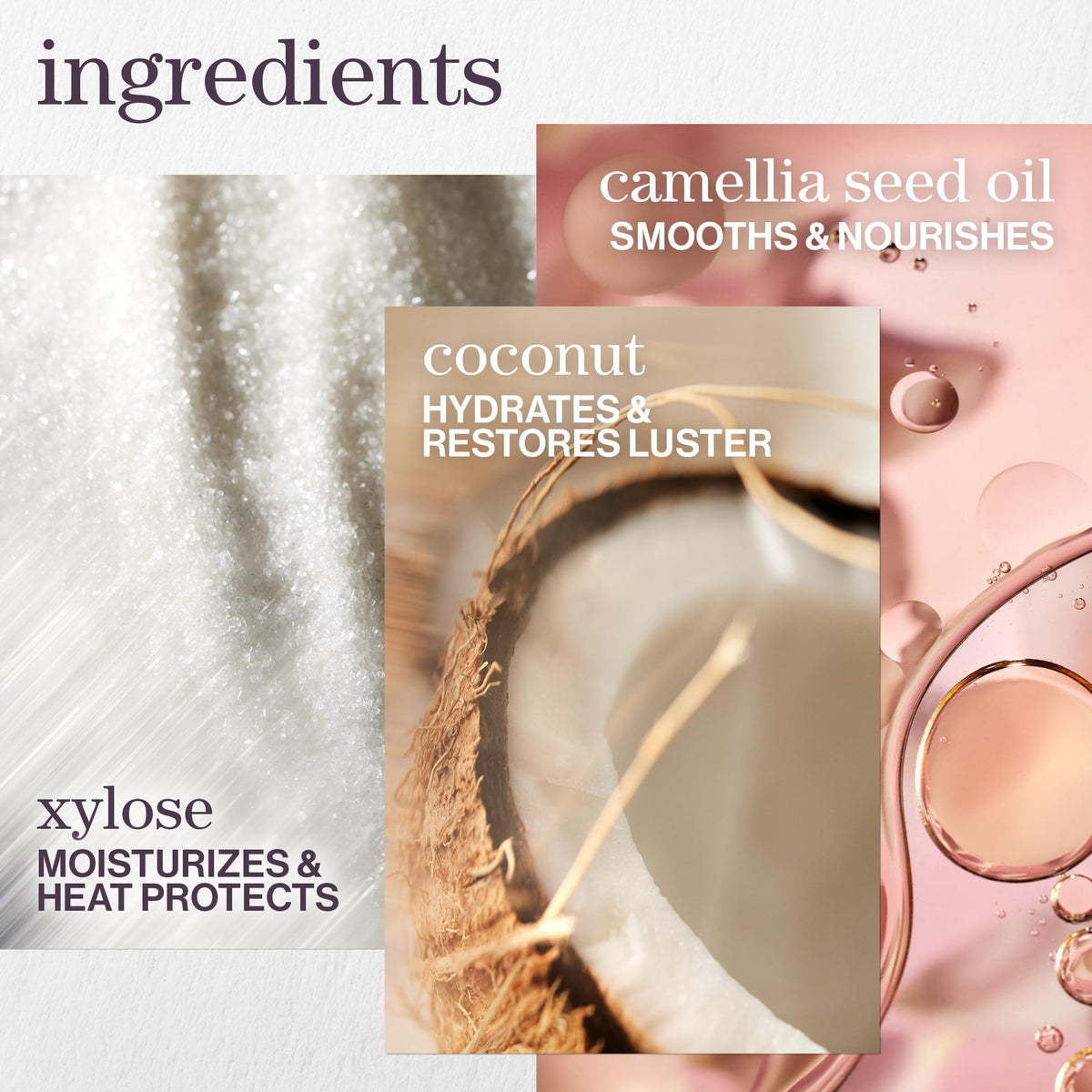 Pureology in salon styling use showing heat protection and smoother styling results